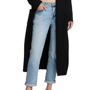 7 For All Mankind Jeans Women's 32 Blue Josefina Luxe Vintage Slim Boyfriend